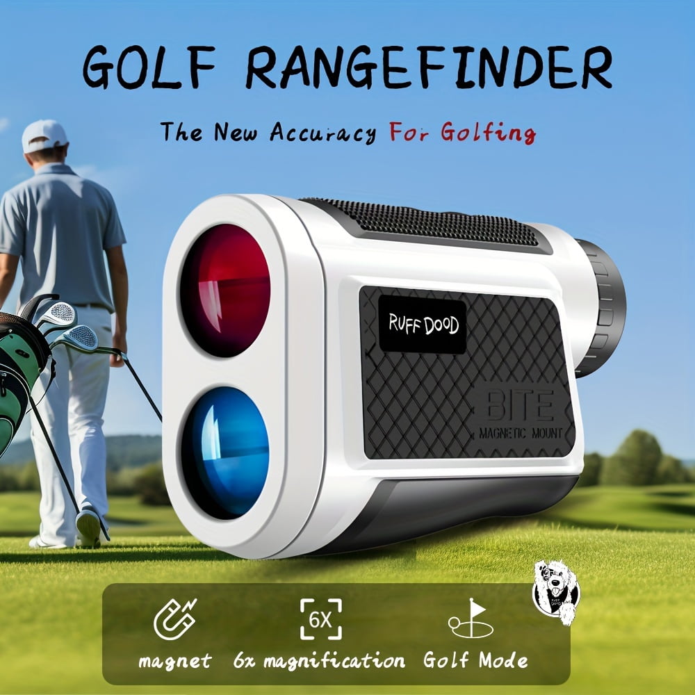 Laser Golf Rangefinder with Slope, Flag Lock Vibration, Rechargeable