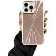 thumbnail image 1 of Laser Gradient Two-Color Aurora CD Pattern Phone case, Cool and Fashionable, White Frame, Drop-Proof and wear-Resistant, for iPhone 15 14 13 12 11 Pro Max Phone Case (Pink,iPhone 12 Pro Max), 1 of 7