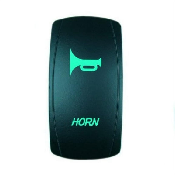 STV Motorsports Green LED Laser Rocker Switch HORN ON/OFF