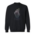 thumbnail image 1 of Laser Grid Hand Retro Sweatshirt Women -Image by Shutterstock, Female 5X-Large, 1 of 4