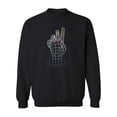 thumbnail image 1 of Laser Grid Hand Retro Sweatshirt Women -Image by Shutterstock, Female x-Large, 1 of 4