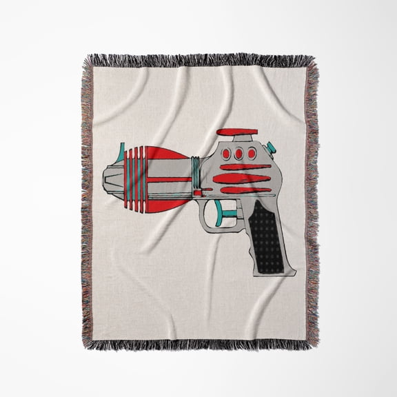 Laser Gun, Woven Blanket