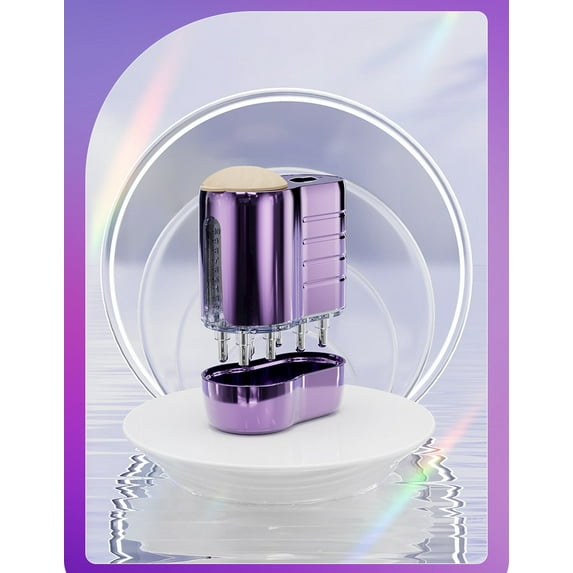 Laser Hair Growth Comb with Red Light Mode, Scalp Massager Comb for Hair Growth, Hair Growth in Women and Men, Deep Cleansing and Stress Relaxation (Purple)