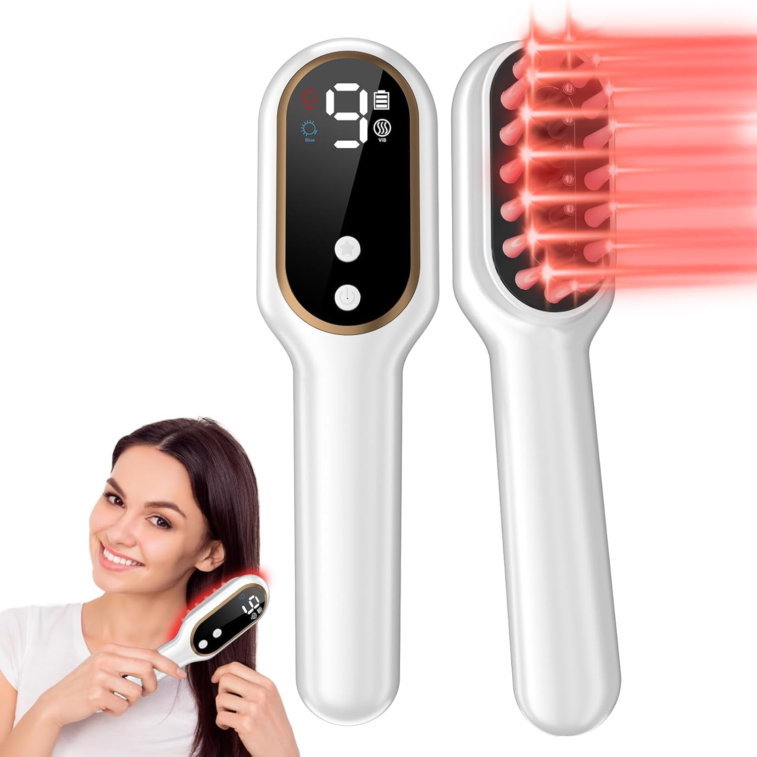 Laser Hair Growth Comb - laser hair growth system, Handheld Hair Growth Comb Device Promotes Hair Growth for Thicker, Healthier Hair