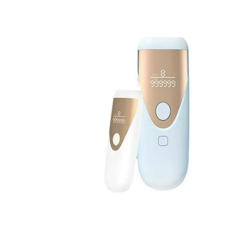 Laser Hair Removal Device, 3-in-1 Permanent Hair Remover for Women & Men, At-Home Electrolysis Epilator for Face & Body Depilation (Gold White )