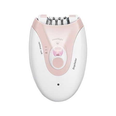 Laser Hair Removal Device for Women & Men - Home Cooling Contact for Painless & Long-Lasting Results, Hair Reduction in 3 Weeks for Full Body & Bikini Line, White