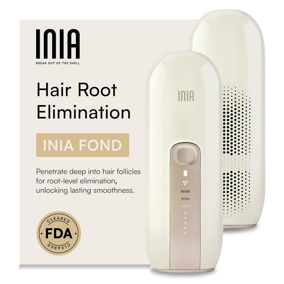 Laser Hair Removal Device for Women and Men, INIA Fond Hair Remover with Long-Lasting in Hair Reduction for Body&Face, Safe at-home Results for Armpits, Bikini and Legs