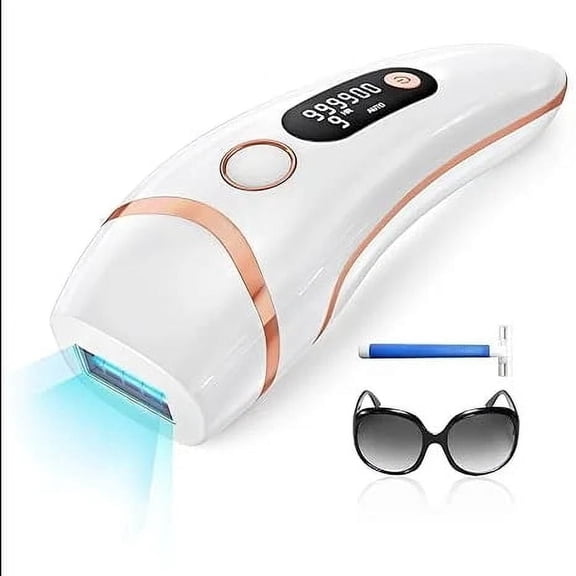 Laser Hair Removal for Women & Men, JOOYEE 3-In-1 IPL Hair Removal Device,Safe At-Home Hair Remover Device for Armpits Back Legs Arms Face Bikini Line, White