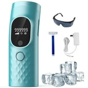 Laser Hair Removal for Women and Men - Goggles,Home Use Hair Removal Device, Corded,Blue