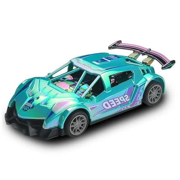 Laser Inertia Race Car, Cool Racing Model, Friction Powered Vehicle, Press and Go Car, Simulation Sports Car, Collectible Vehicle Model