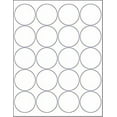 thumbnail image 1 of Laser / Ink Jet White Labels (2" Round for Printing with NO BLEED - 20 Per Page | 500 Labels), 1 of 3