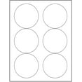 thumbnail image 1 of Laser/Ink Jet White Labels 3.33" Round - 6 Per Page  150 Labels, 1 of 6