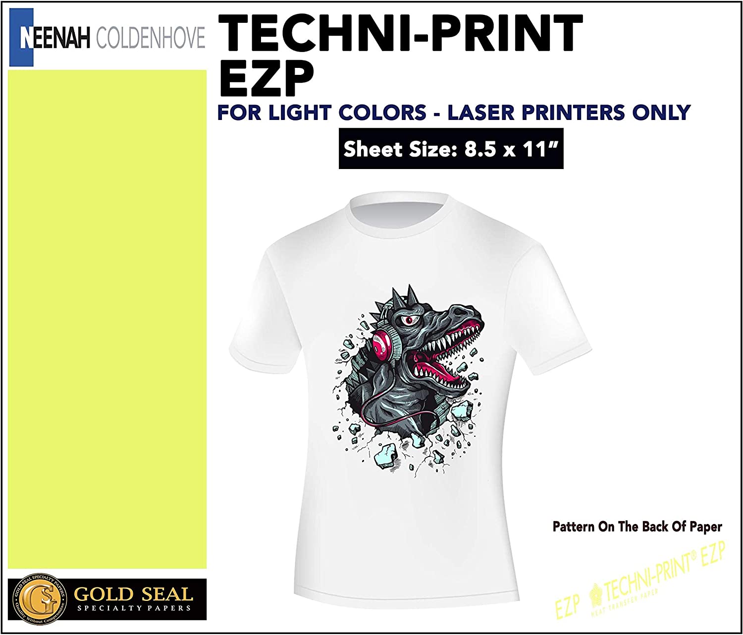 Laser Iron on Transfer Paper Techni-print EZP 10 Pack