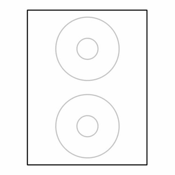 Laser Label Sheet, 4-1/2" x 4-1/2" Laser Finish, Flat Sheet and Pre-Die Cut Labels (Box of 100)
