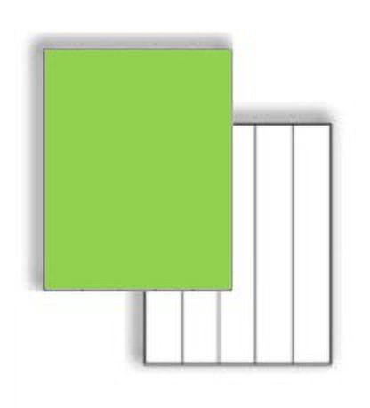 Printworks Bright Color Cardstock, Emerald Green, 8.5 x 11, 65 lb, 500  Sheets 