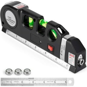 Laser Level Line Tool, Multipurpose Lazer Leveler Tool,8 feet Cross Line Laser measuring Tape,Laser Level for Picture Hanging Cabinets Tile Walls Condition