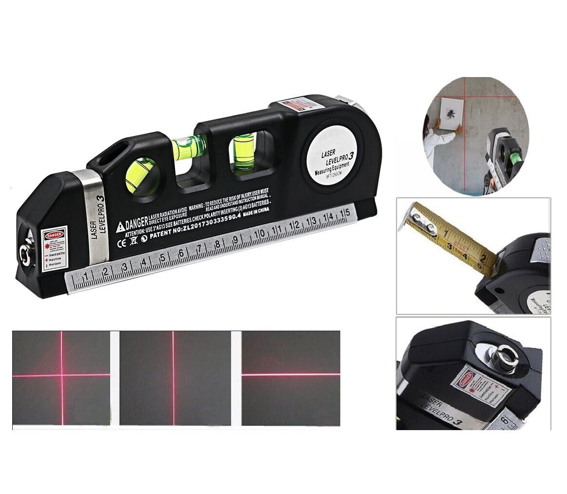 Laser Level Multipurpose Line Laser Leveler Tool Cross Line Lasers With
