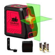 Laser Level, Self Leveling Cross Line Lasers, Green Beam Leveler Tool, with Self-leveling, Manual, Pulse Mode, Lazer Level with 360 Degree Magnetic Base and Battery