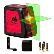 Laser Level, Self Leveling Cross Line Lasers, Green Beam Leveler Tool, with Self-leveling, Manual, Pulse Mode, Lazer Level with 360 Degree Magnetic Base and Battery
