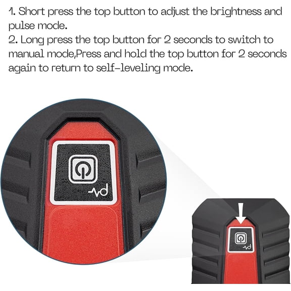 Laser Level Self-Leveling Green Cross Line,Lazer Level for Picture Hanging,Magnetic Base,100ft,4 Brightness Adjustment, IP54 Waterproof, DIY, Construction, Battery & Carrying Bag Included