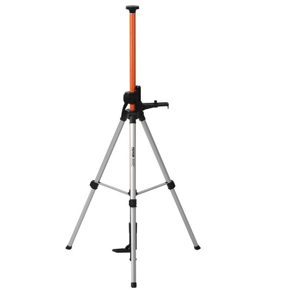 Laser Level Tripod Heavy Duty Stand 40.94 to 133.85 Inch Height Adjustable Extendable Pole with Level Bubble 1/4 20 and 5/8 11 Thread Mount Lightweight Aluminum for Laser Scanner