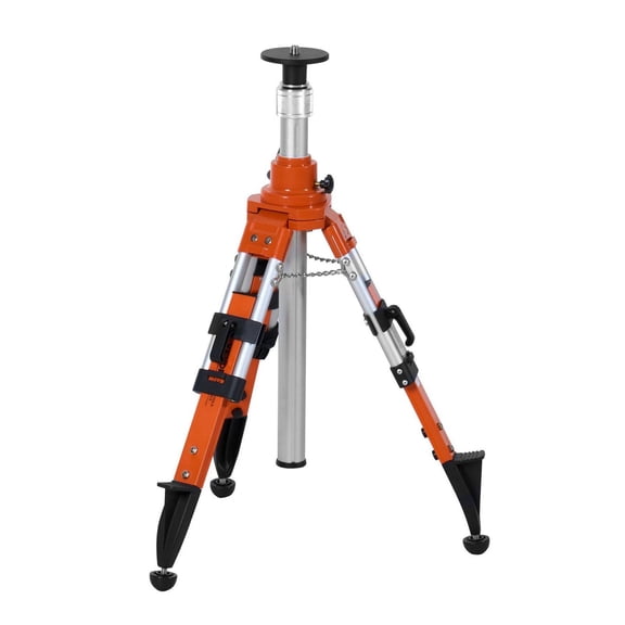 Laser Level Tripod Stand 5/8-11 Thread, 27-68 inch Adjustable Heavy Duty Survey Tripod with Bubble Level, Non-Skid Feet for Construction Layout & Measuring