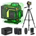 thumbnail image 1 of 4D 360° Self-Leveling Laser Level, Cross Line Laser Tool with Tripod for Construction, Home Renovation, and Floor Tile Projects, 1 of 10