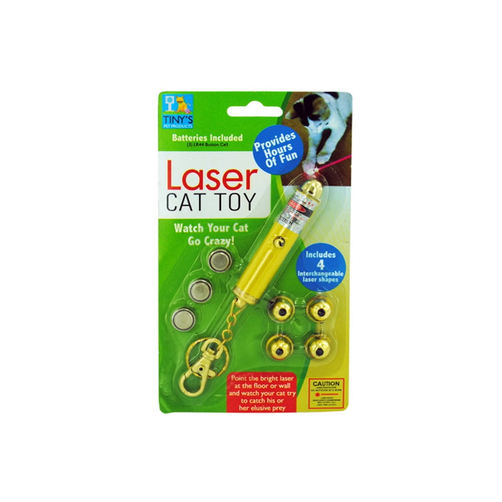 Laser Light Key Chain Toy For Cats - Pack of 20