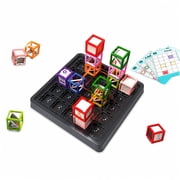 Laser Maze Logic Game for Kids Ages 8, Beam Bending Puzzle Toy with 60+ Challenges, 37 PCS Building Blocks, Educational Learning Toy for Developing Logical Thinking and Problem Solving Skills