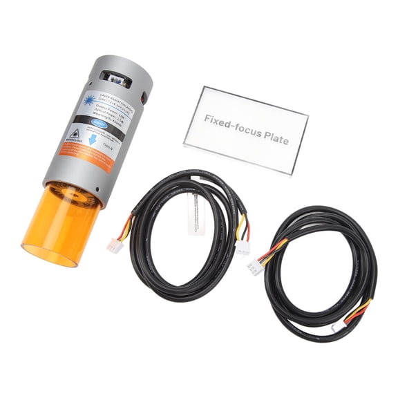 Laser Module 450nm Compressed Spot Fixed Focus Laser Head for CNC Engraving Cutting Machine 12V 2.5W