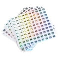 thumbnail image 1 of Laser Number Stickers, Number 61 to 80 Round Self Adhesive Reflective Sticker for Inventory, Storage Organizing, 10 Sheets(1000pcs), 1 of 6