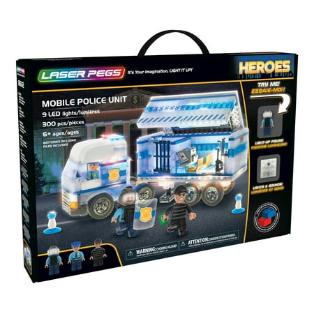 Laser Pegs Mobile Police Unit