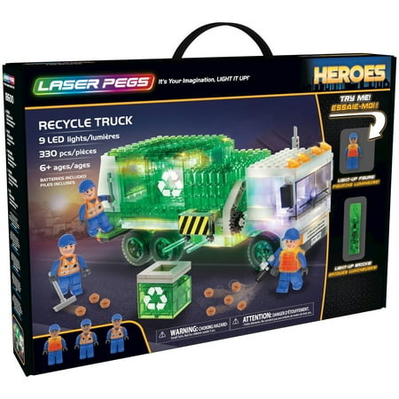 Laser Pegs Recycle Truck