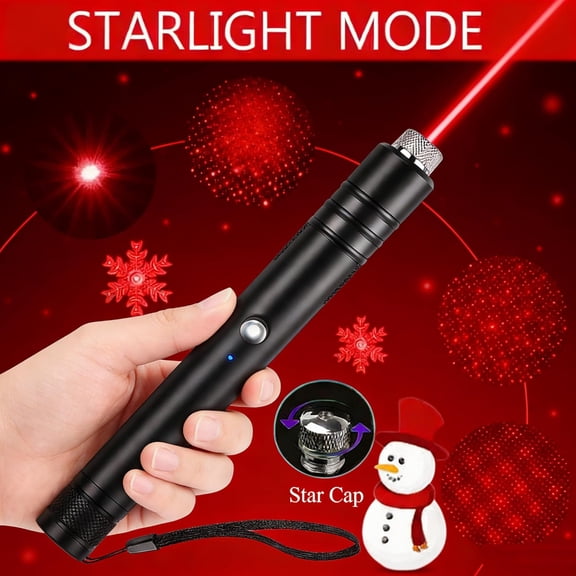 Laser Pointer High Power, Red Laser Pointer Indicator Light, Long Range Lazer Pointer for Hiking, USB Charge