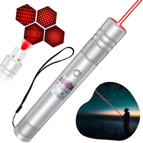 Laser Pointer, Long Range Red Laser Pointer, 2000 Metres Laser Pointer High Power Pen, Red Lazer Pointer Rechargeable for Hiking, Cat Laser Toy USB Charge