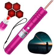 Laser Pointer, Long Range Red Laser Pointer, 2000 Metres Laser Pointer High Power Pen, Red Lazer Pointer Rechargeable for Hiking, Cat Laser Toy USB Charge