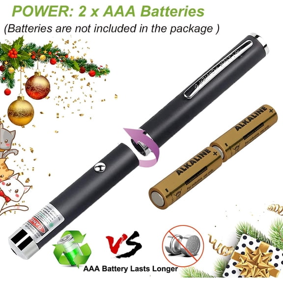 Laser Pointer for Cats and Dogs - 3 Pack Pet Kitten Indoor Training Chaser Toys - Cat Pointer Teaching Indicator