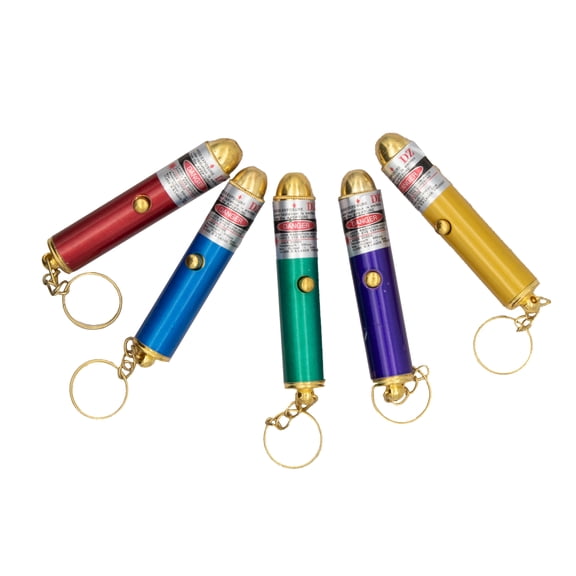 Laser Pointers Key Chain. Set of 10. For Physical Science.