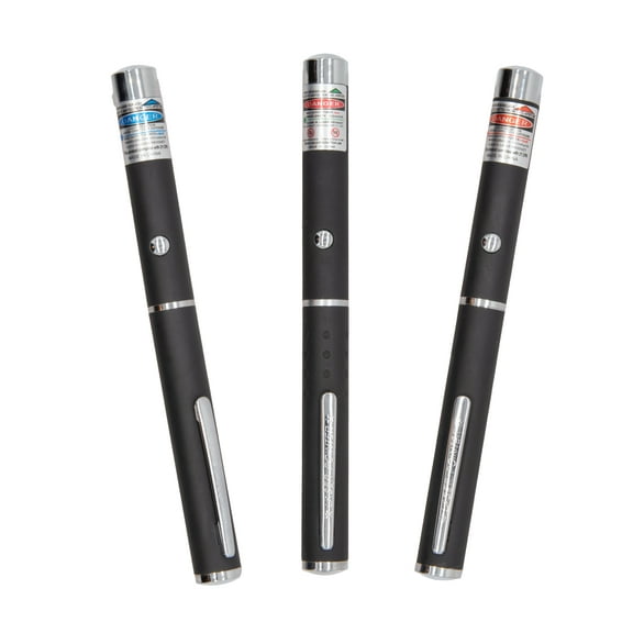 Laser Pointers Set of 3, Red, Green & Violet.