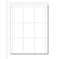 thumbnail image 1 of Laser Print Badge or Cards, 3.5" x 2.5", 9-UP on 8.5" x 11" Wh Vellum-250 Sheets, 1 of 1