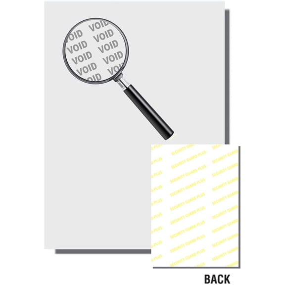 Laser Print Non-Prescr Security Paper, Off-White 24lb, 8.5" x 14"-500 Shts/Pack