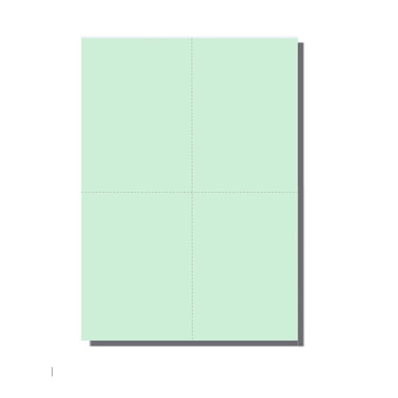 Laser Print Non-Prescription Security Paper, Green 65lb Cvr, 8.5"x 11"- 500 Shts