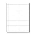 thumbnail image 1 of Laser Print-Ready Business Card Sheets, White 67lb Vellum, 8-1/2" x 11" Microperfed for 10-Up (2" x 3-1/2") Cards - 50 SHEETS (500 CARDS), 1 of 1