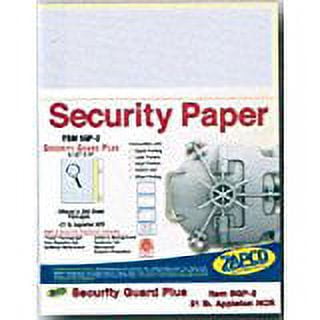 Laser Print Security Paper (SGP-2), Blue/Canary 21-lb 2-Part Carbonless, 8.5" x 11", 1250 SHEETS / 5-PACK, YIELDS 625 SETS