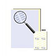 Laser Print Security Paper SGP-2-Rx, Blue/Canary 21-lb 2-Part Carbonless, 11" x 17", 1250 SHEETS / 5-PACK, YIELDS 625 SETS