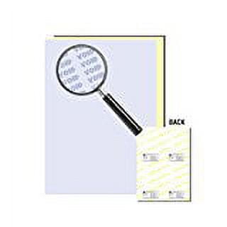 Laser Print Security Paper (SGP-2-Rx), Blue/Canary 21-lb 2-Part Carbonless, 8.5" x 14", 1250 SHEETS / 5-PACK, YIELDS 625 SETS