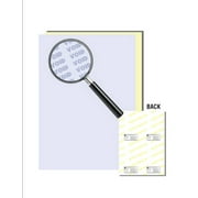 Laser Print Security Paper SGP-24-Rx, Bond Blue 24-lb, 8.5" x 14", 500 SHEETS / PACK, YIELDS 250 SETS