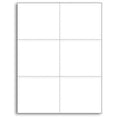 thumbnail image 1 of Laser Printer Blank Perforated Cards 6 up per Page, for School Registration Cards, Flower Delivery Cards, Inventory Tags, Wedding Response Cards, RSVP Cards, Trip Tickets, ETC, 1200 White Cards, 1 of 8
