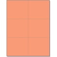 thumbnail image 1 of Laser Printer Blank Perforated Cards 6 up per Page Salmon, 6000 Cards, 1 of 5