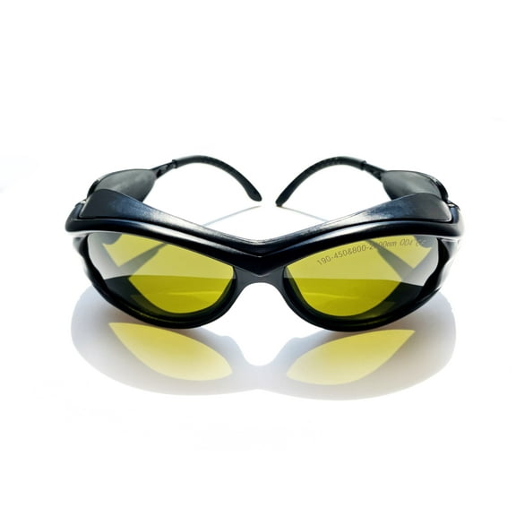 Laser Protective Goggles Glasses CE Eaglepair OD4+ 190-450nm & 800-2000nm, Eye Protection Glasses, Yag, Blue, Green Laser and UV Light Eye Protection Laser Goggles